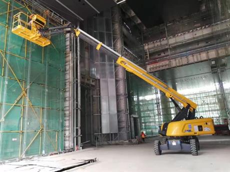 洛陽工廠升降機施工案例